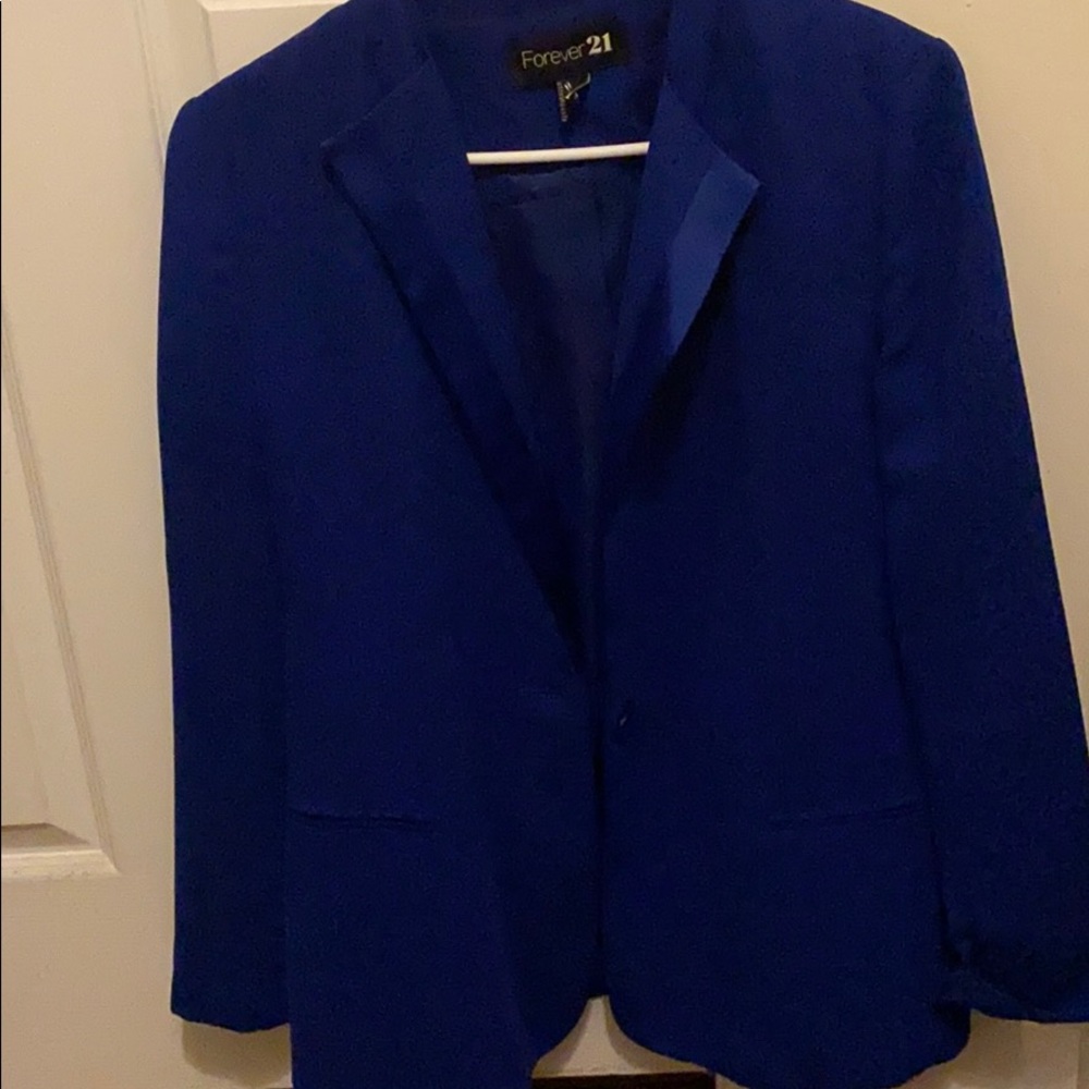 Royal blue blazer